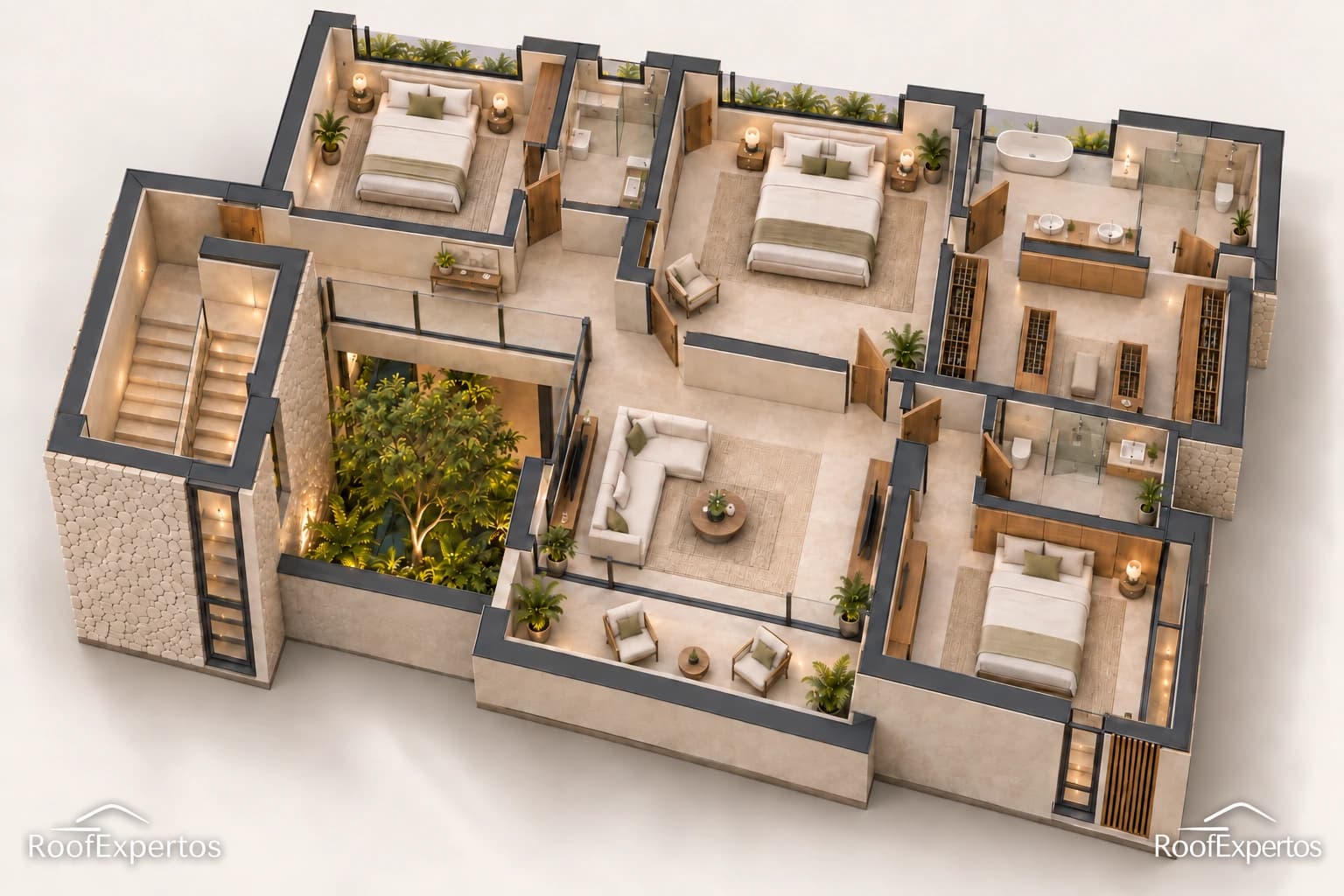 THE CREEK VILLAGES SERIE MK-4 2026 — Segundo nivel en 3D