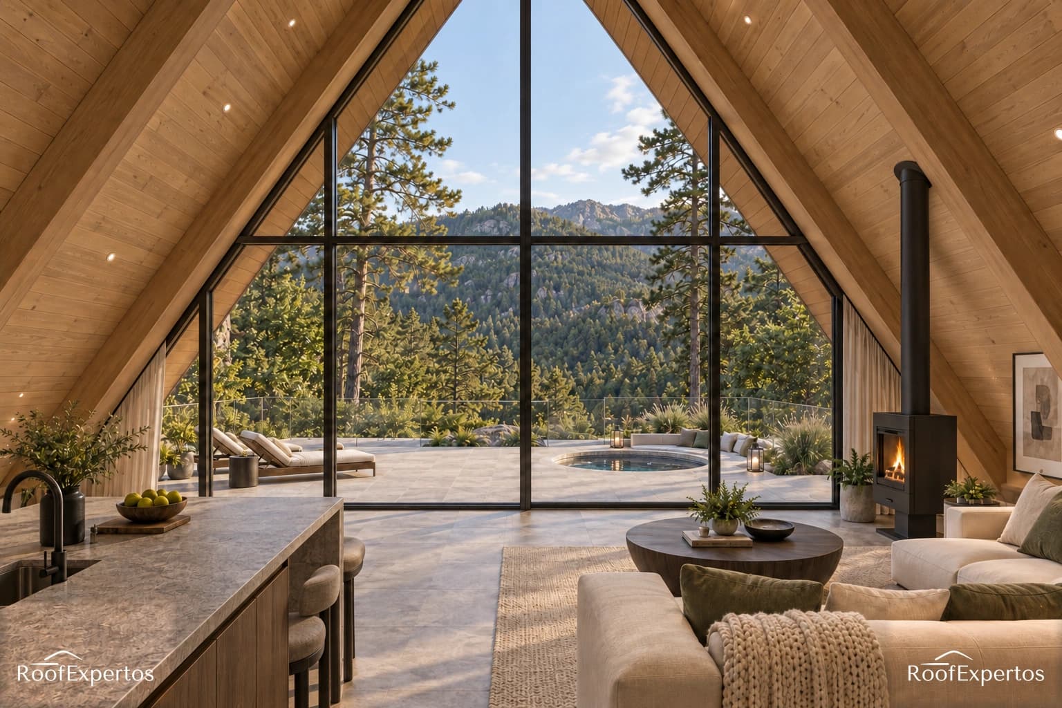 THE CREEK VILLAGES SERIE AF-2 2026 — Sala de doble altura