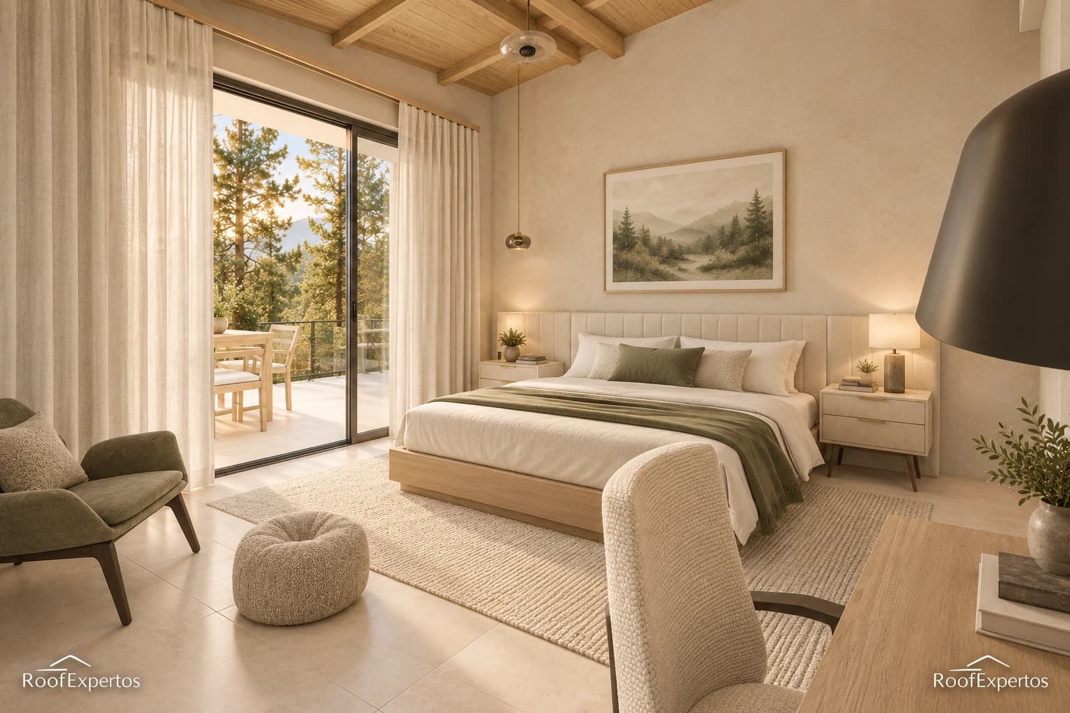 The Creek Villages — Modelo VILLA MILENA — Habitación con balcón