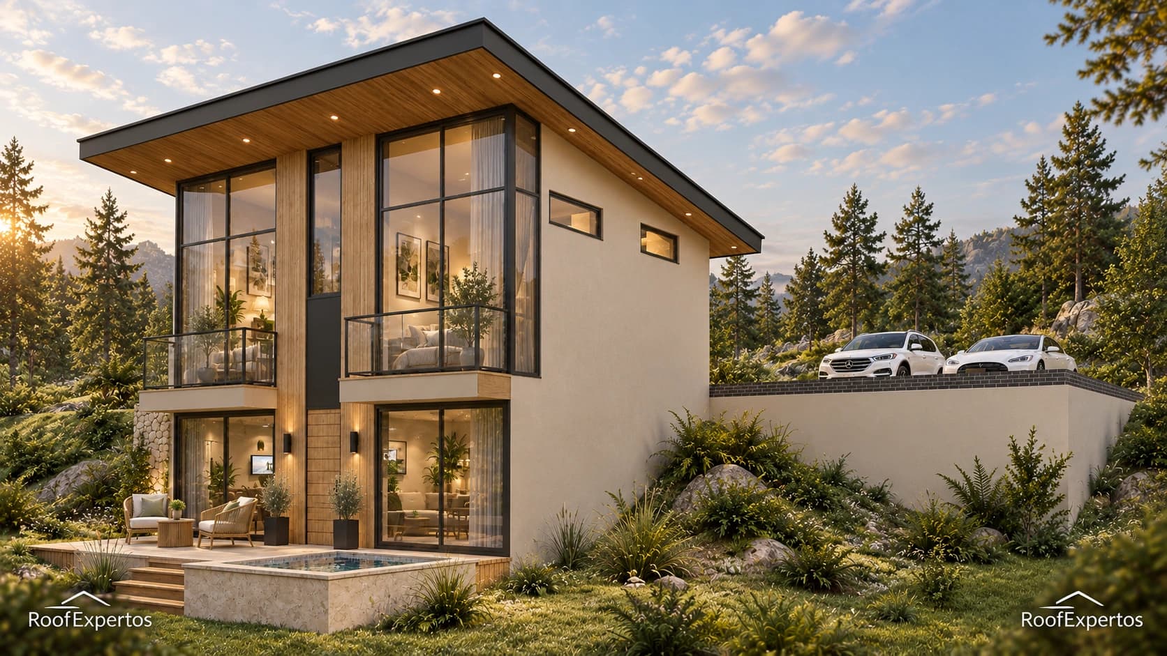 The Creek Villages Modelos Villas Thea Lux — Lateral derecho